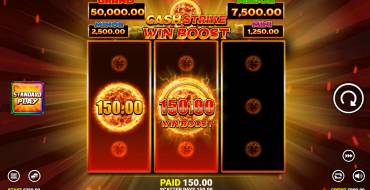 Cash Strike Win Boost: Winnings