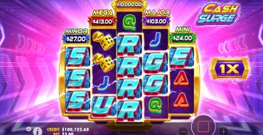 Cash Surge: Unique features