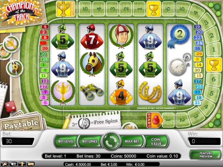 Play Champion of the Track slot