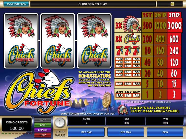 Play Chief’s Fortune slot