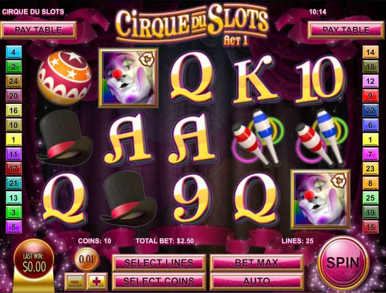 Play Cirque du Slots slot