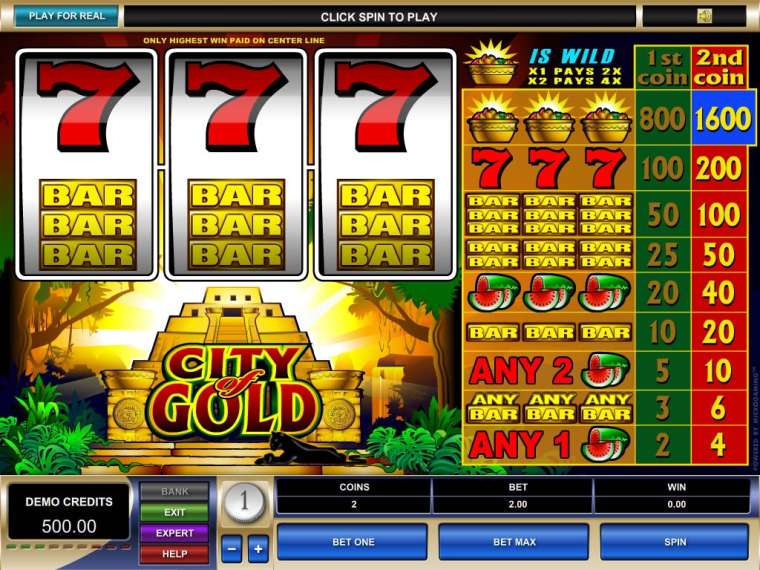 Play City of Gold slot