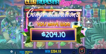 Club Tropicana — Happy Hour: Winnings
