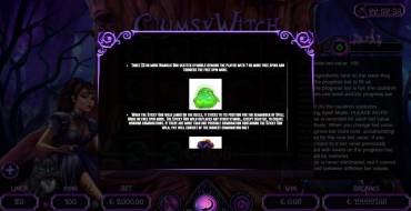 Clumsy Witch: Free spins and/or respins