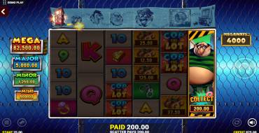Cop the Lot Megaways Jackpot King: Winnings