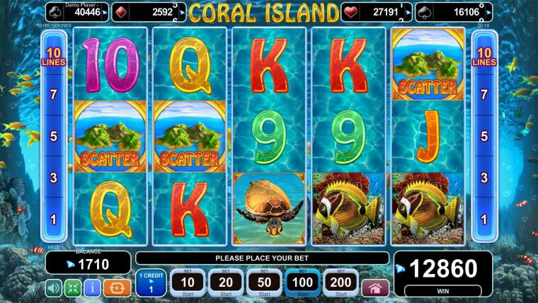 Play Coral Island slot