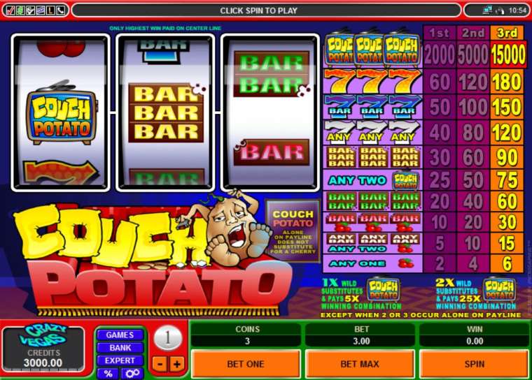 Play Couch Potato slot