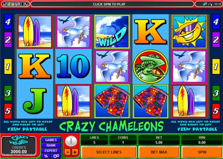 Play Crazy Chameleons slot