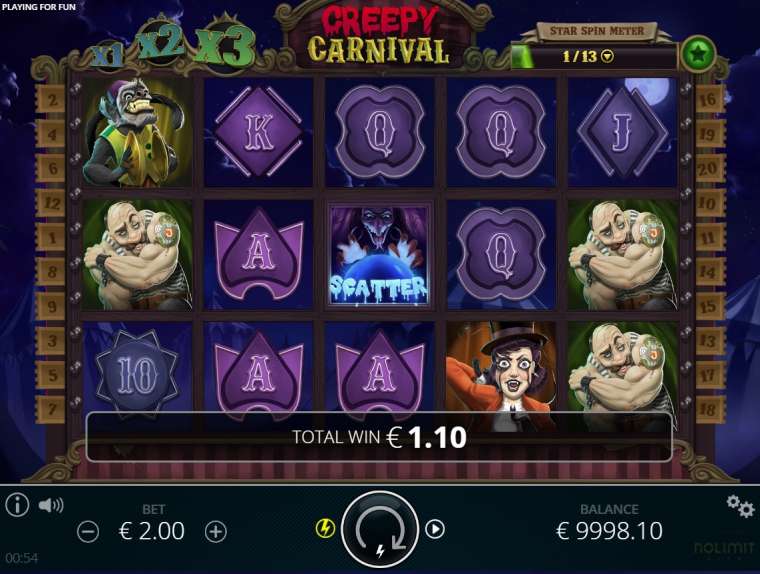 Play Creepy Carnival slot