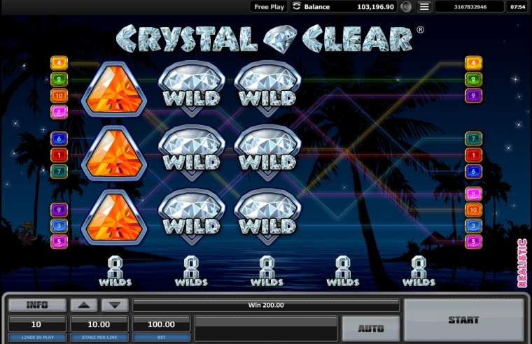 Play Crystal Clear slot