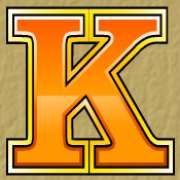 K symbol in Mega Moolah slot