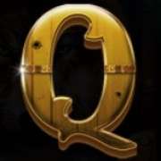 Q symbol in Book Of Rampage slot