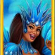 Blue girl symbol in Rio Fever slot