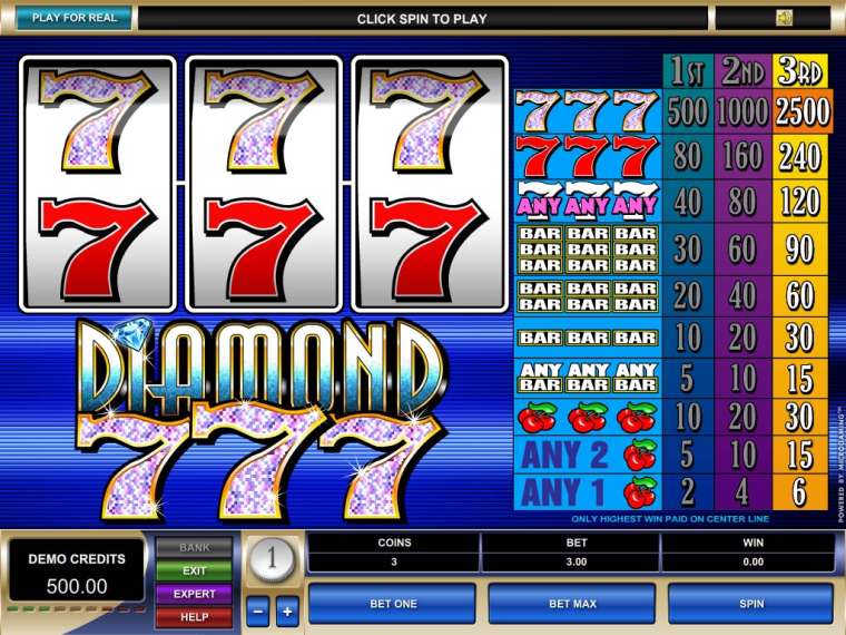 Play Diamond 7's slot