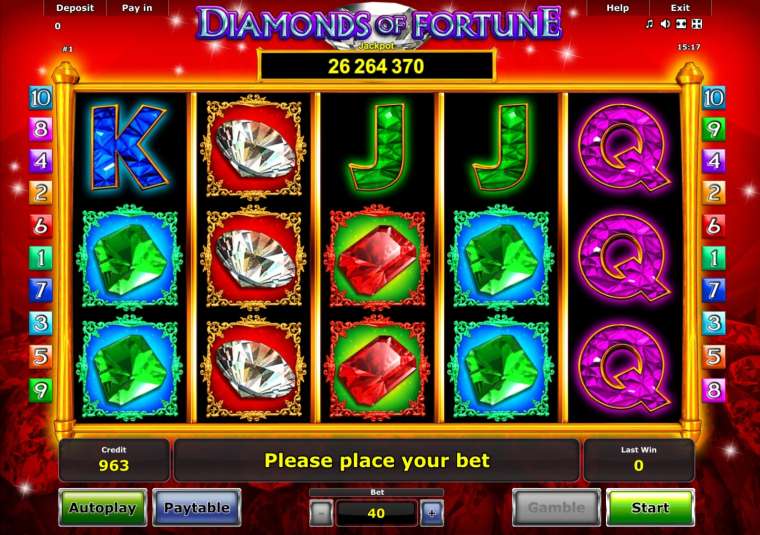 Play Diamonds of Fortune slot