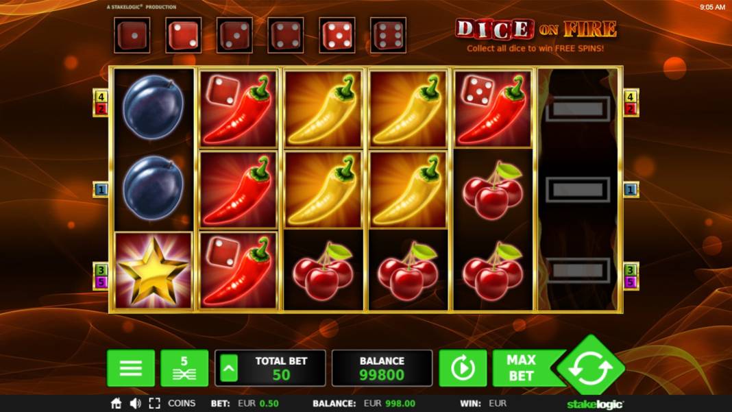 Dice on Fire