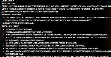 Divine Links: Rules