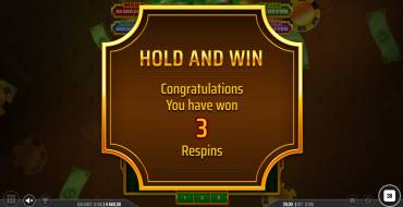 Dolla Dolla Bill: Free spins and/or respins