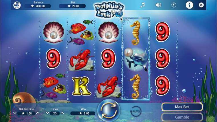 Play Dolphin’s Luck slot