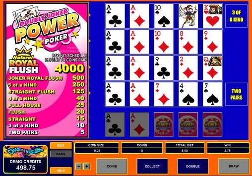 Double Joker Power Poker online