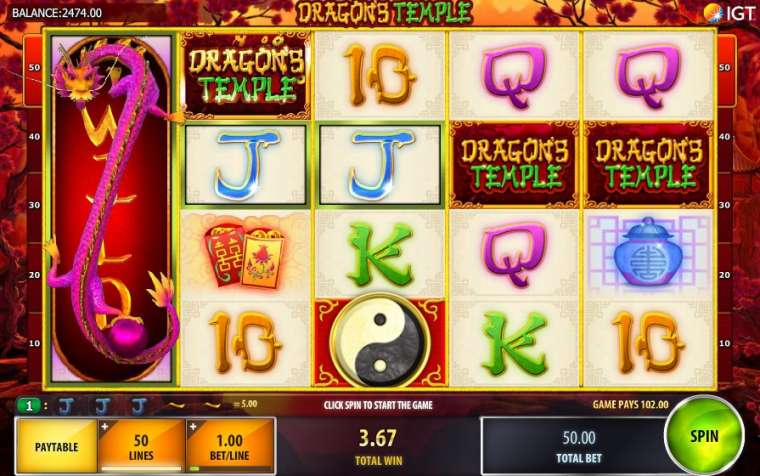 Play Dragons Temple slot