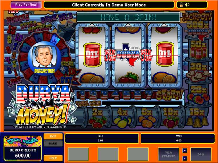 Play Dubya Money slot