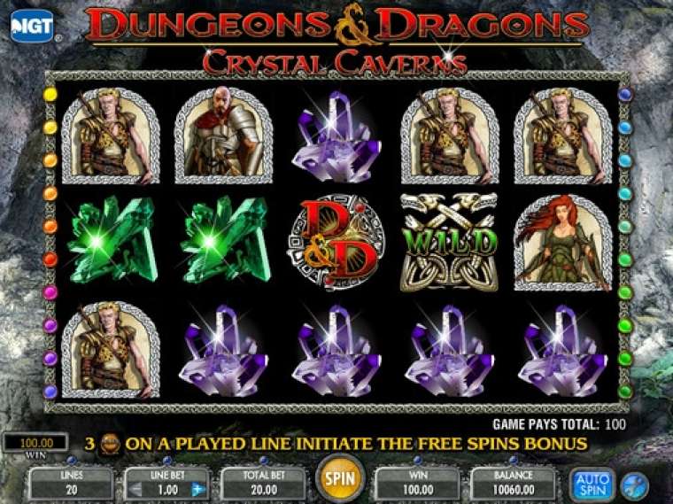 Play Dungeons & Dragons – Crystal Caverns slot