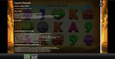 Egyptian Diamonds: Rules