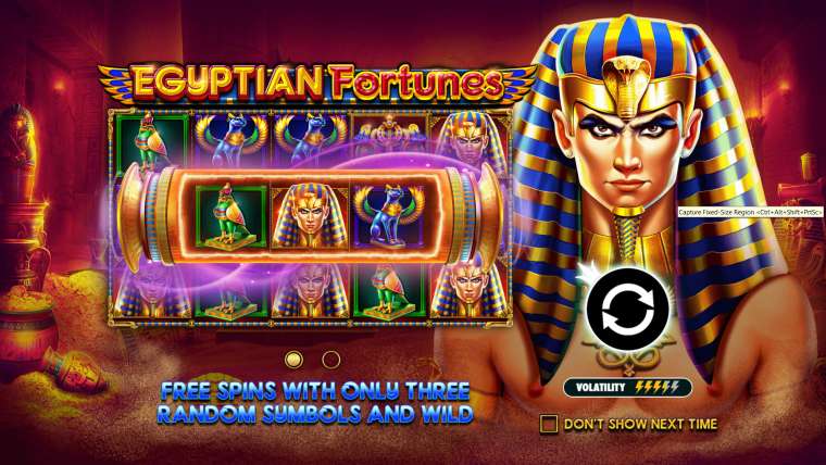 Play Egyptian Fortunes slot