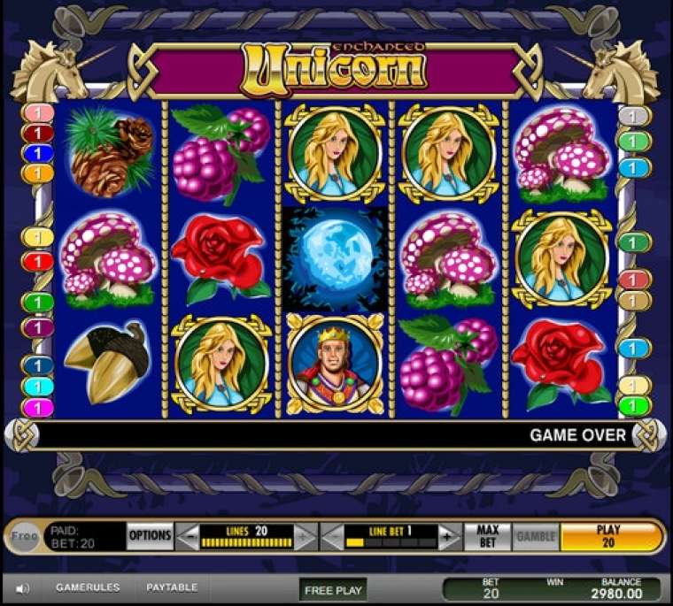 Enchanted Unicorn Slot, enchanted unicorn slot game.