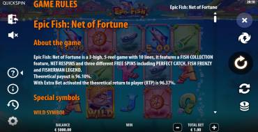 Epic Fish: Net of Fortune: Rules