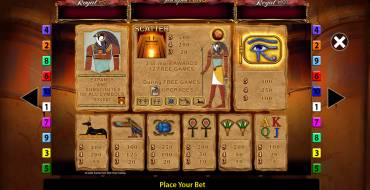 Eye of Horus Megaways Jackpot King: Payout table