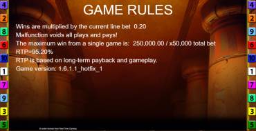 Eye of Horus The Golden Tablet: Rules