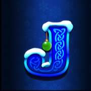 J symbol in Leprechaun Carol slot