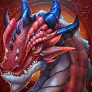 Red Dragon symbol in Rise of Merlin slot