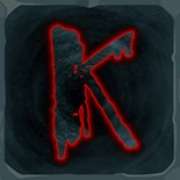 K symbol in House of Ghosts slot
