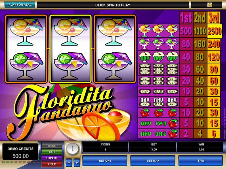 Play Floridita Fandango slot