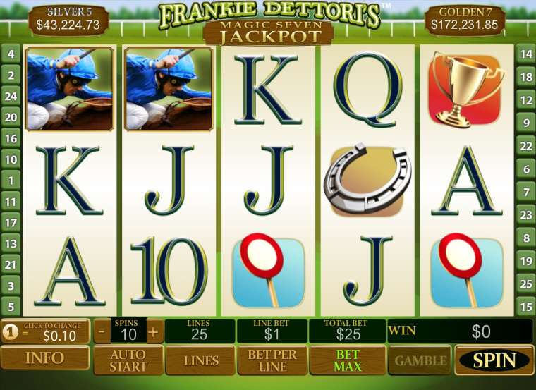 Play Frankie Dettori’s Magic Seven Jackpot slot