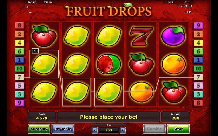 Play Fruit Drops slot