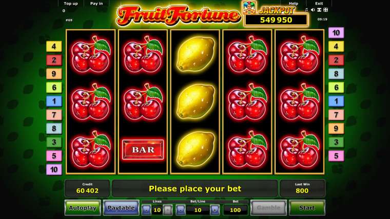Slot Machines 50 Fortune Fruits Minty Vacation best in uk