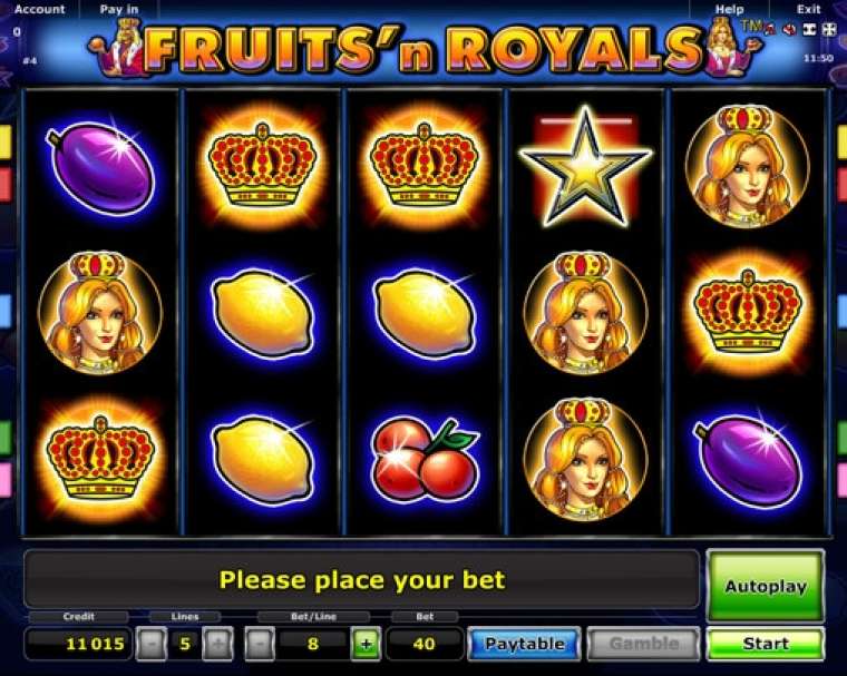 Play Fruits and Royals slot