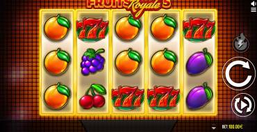 Fruits Royale 5: Interface