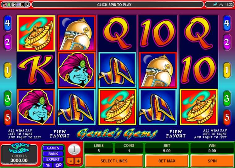 Play Genie’s Gems slot