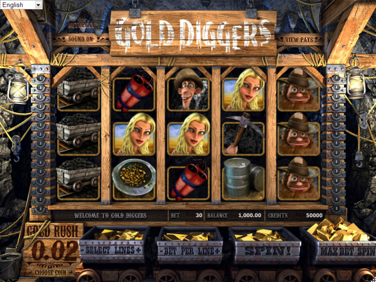 игровой автомат golden diggers