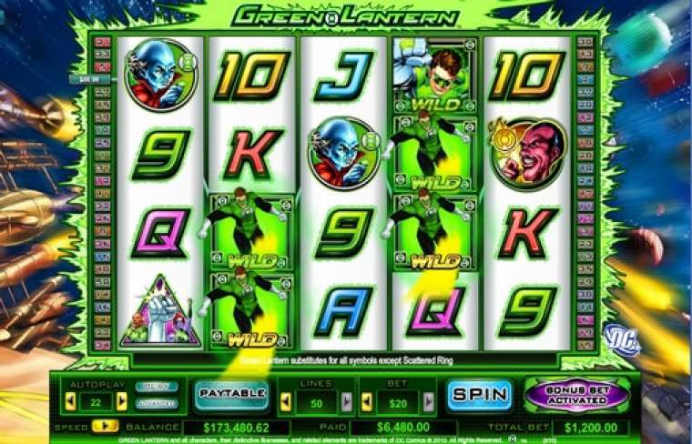 Play Green Lantern slot