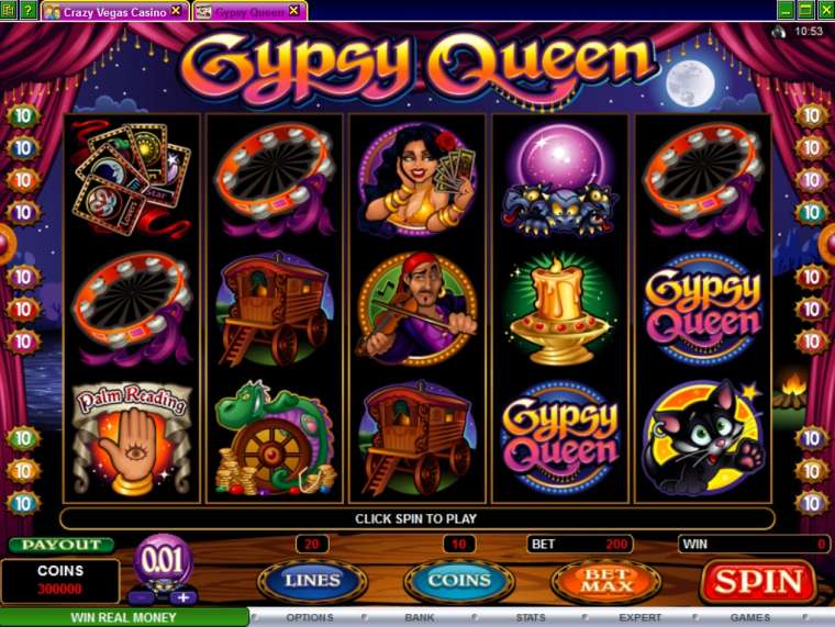 Gypsy Queen slot online 🎰 by Microgaming Play now free