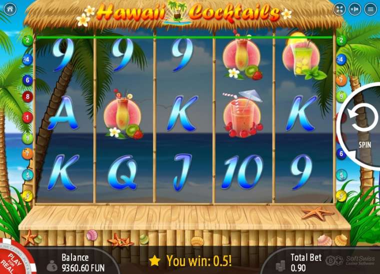 Play Hawaii Cocktails slot