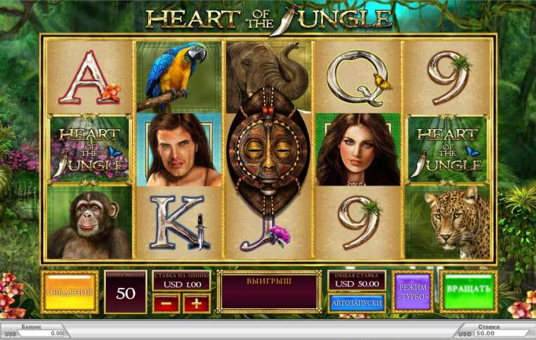 Play Heart of the Jungle slot