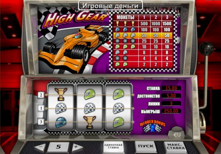 Play High Gear slot