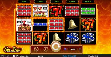 Hot Shot Progressive: Winnings
